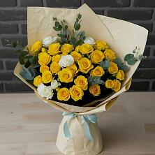 Букет цветов из:  Розы в Линёво Новосибирской области