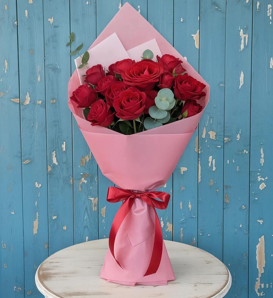 Букет цветов из: Розы в Линёво Новосибирской области