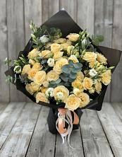 Букет цветов из:  Розы и Лизиантусы в Линёво Новосибирской области