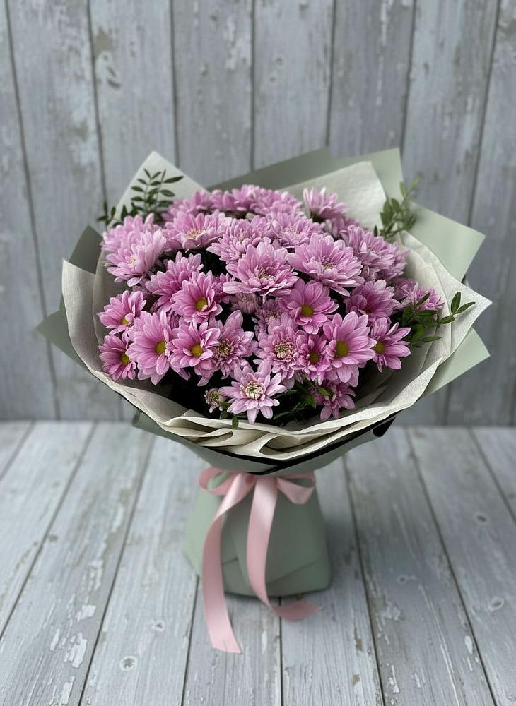 Букет цветов из: Хризантемы в Линёво Новосибирской области