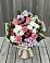 Букет цветов из: Альстромерии, Гвоздики, Розы и Хризантемы в Линёво Новосибирской области