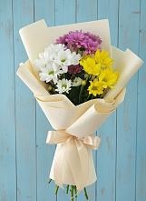Букет цветов из:  Хризантемы в Линёво Новосибирской области