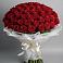 Букет 101 Красная роза Блэк Мэджик в Линёво Новосибирской области