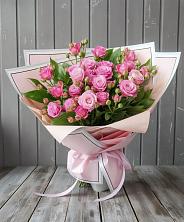 Букет Розовый кустик в Линёво Новосибирской области