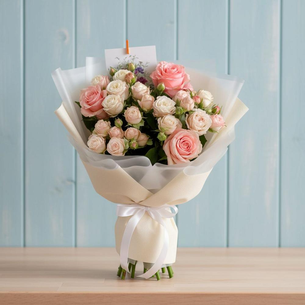 Букет цветов из: Розы в Линёво Новосибирской области