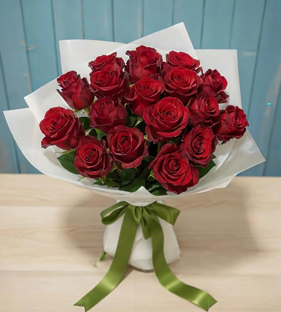 Букет Красные розы в Линёво Новосибирской области