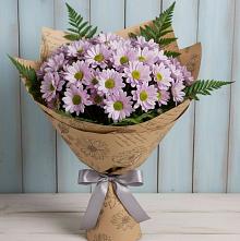 Букет цветов из:  Хризантемы в Линёво Новосибирской области