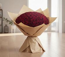 Букет 101 Красная роза в Линёво Новосибирской области