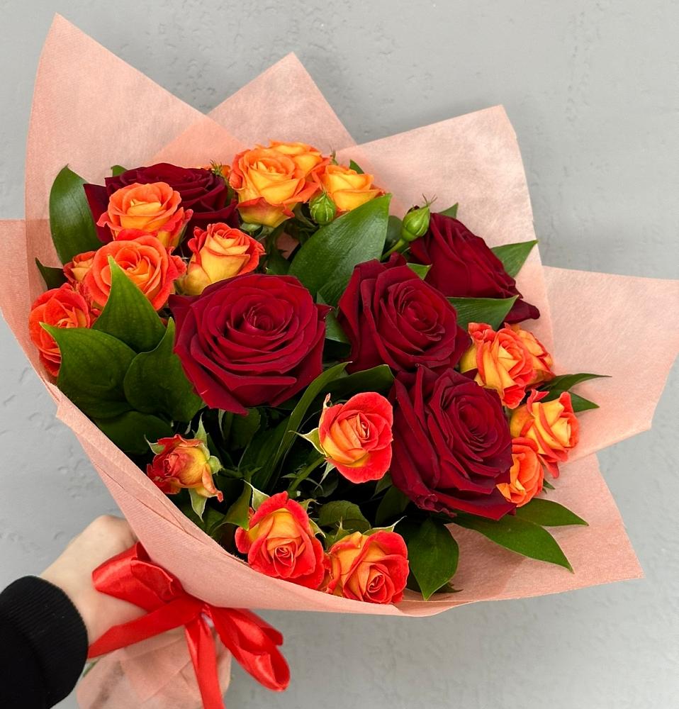 Букет Любовь и восторг в Линёво Новосибирской области