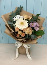 Букет цветов из:  Герберы и Хризантемы в Линёво Новосибирской области