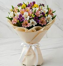Букет цветов из:  Альстромерии в Линёво Новосибирской области