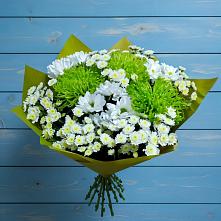 Букет цветов из:  Хризантемы #REPLACE_PRED# Линёво Новосибирской области