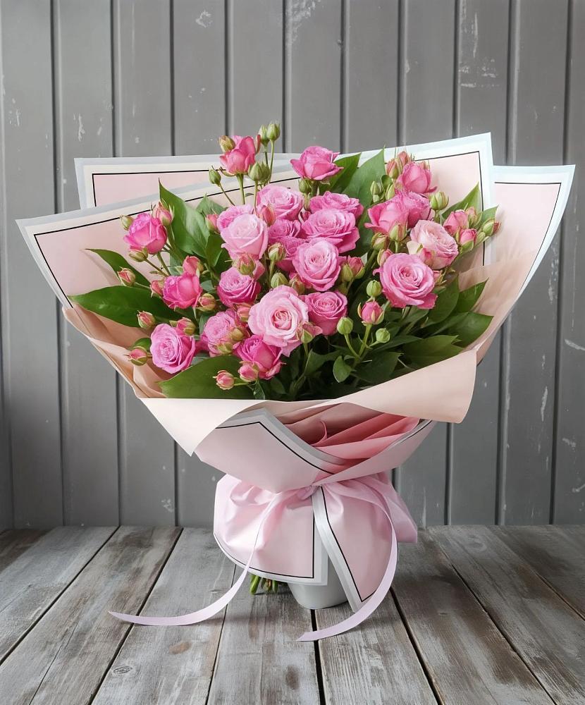 Букет Розовый кустик в Линёво Новосибирской области