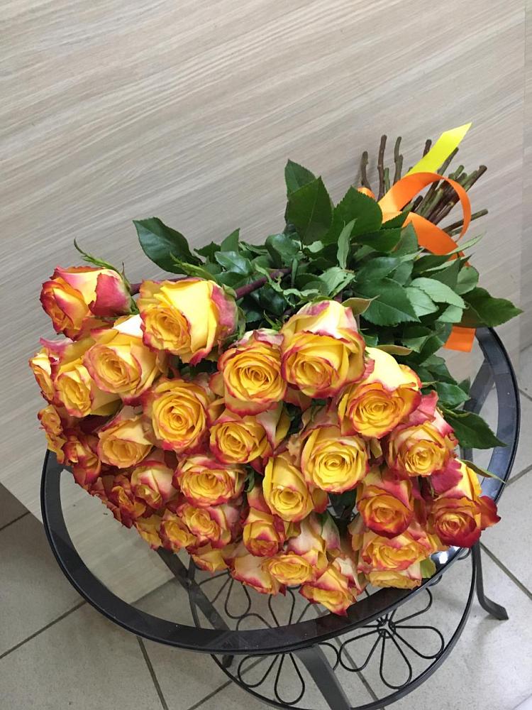 Букет Желтые розы в Линёво Новосибирской области