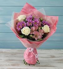 Букет цветов из:  Герберы в Линёво Новосибирской области