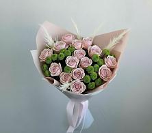 Букет цветов из:  Розы и Хризантемы #REPLACE_PRED# Линёво Новосибирской области