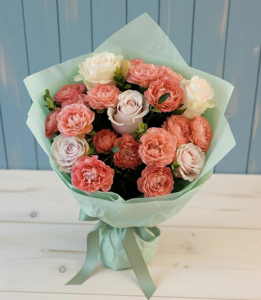 Букет цветов из: Розы в Линёво Новосибирской области