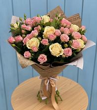 Букет цветов из:  Розы в Линёво Новосибирской области