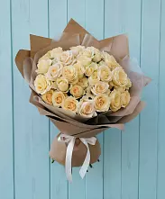 Букет Кремовое облако в Линёво Новосибирской области