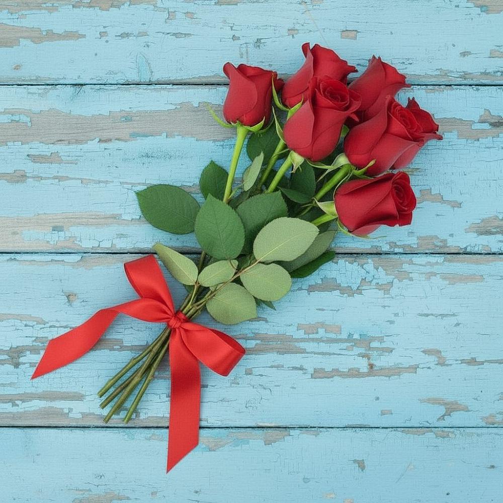 Букет Красные розы в Линёво Новосибирской области