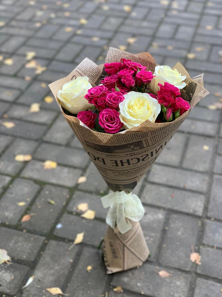 Букет цветов из: Розы в Линёво Новосибирской области