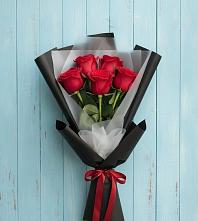 Букет цветов из:  Розы #REPLACE_PRED# Линёво Новосибирской области