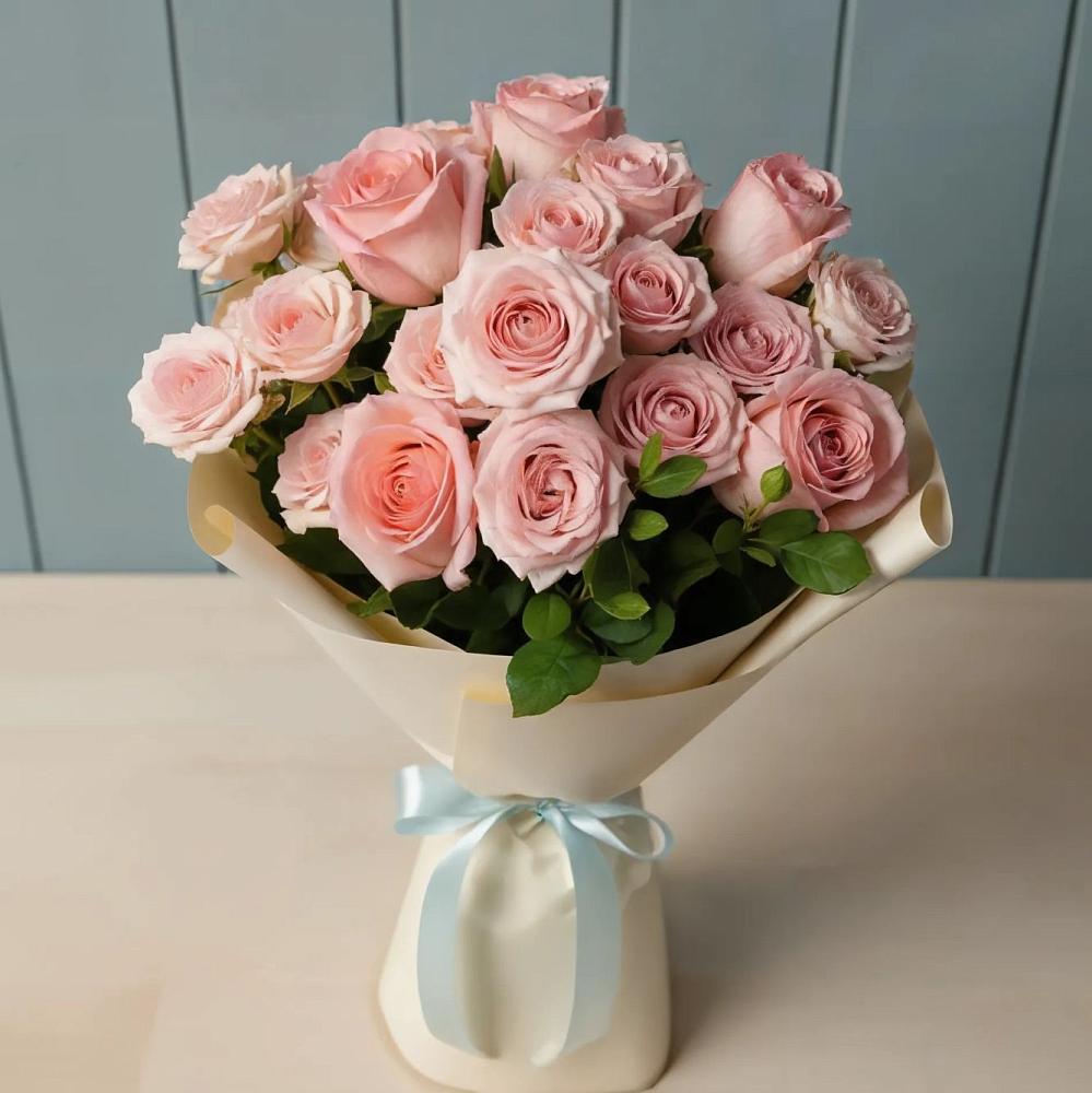 Букет Розовый шарм в Линёво Новосибирской области