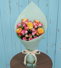 Букет цветов из:  Розы #REPLACE_PRED# Линёво Новосибирской области